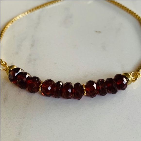 Genuine Garnet bracelet - Picture 6 of 6